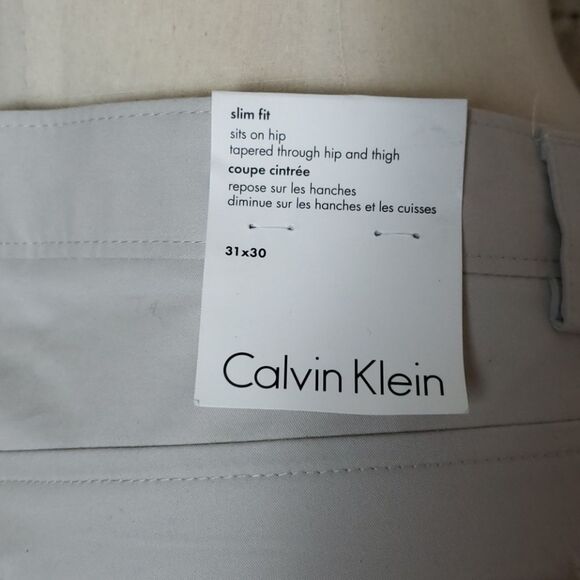 Calvin Klein Slim Fit Careerwear Pants - Picture 4 of 8